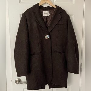 Brown Peacoat
